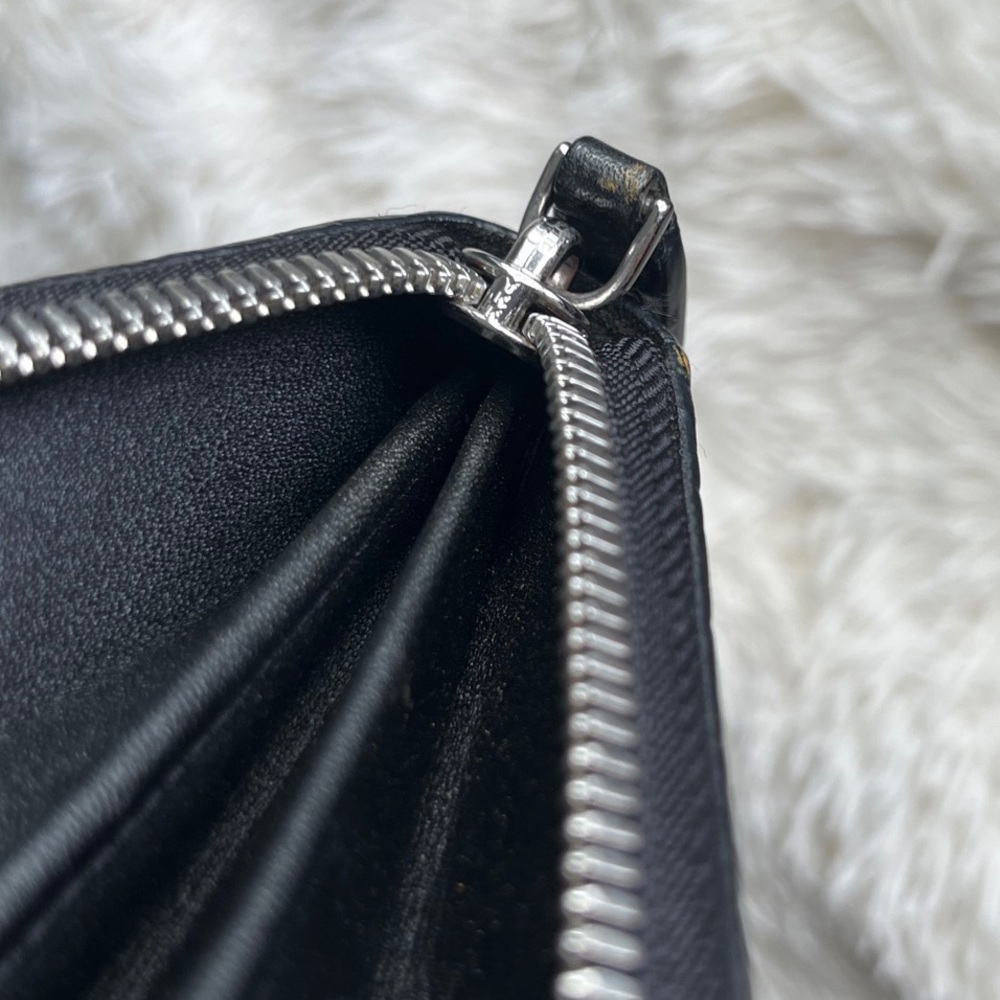 MCM Zip-around Long Wallet Leather Black - Picture 7 of 16